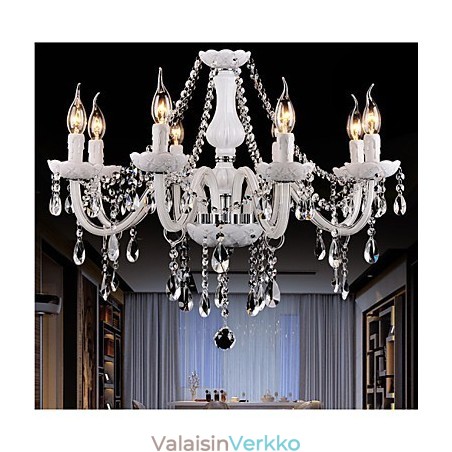 Kattokruunu Crystal Modern 8 Lights Contemporary Glass Kattokruunu Crystal Modern 8 Lights Contemporary Glass