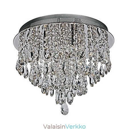 Moderni nykyaikainen Crystal Crystal Crystal Flush Mount Moderni nykyaikainen Crystal Crystal Crystal Flush Mount