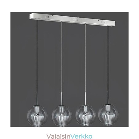Moderni nykyaikainen perinteinen kromimetalliriippuvalaisin lapsille 4 valoa Moderni nykyaikainen perinteinen kromimetalliriippuvalaisin lapsille 4 valoa