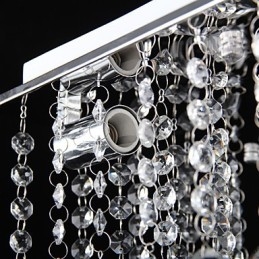 Moderni nykyaikainen kristalli galvanoitu metalli uppoteline