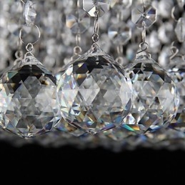 Moderni nykyaikainen kristalli galvanoitu metalli uppoteline