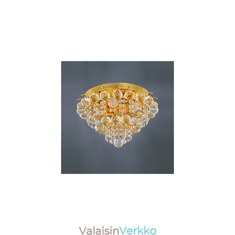 Moderni Crystal Flush Mount 5 valolla