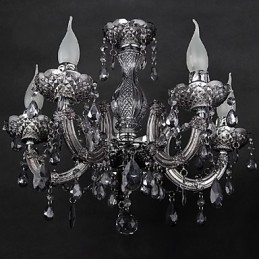 Moderni nykyaikainen Crystal Metal Flush Mount
