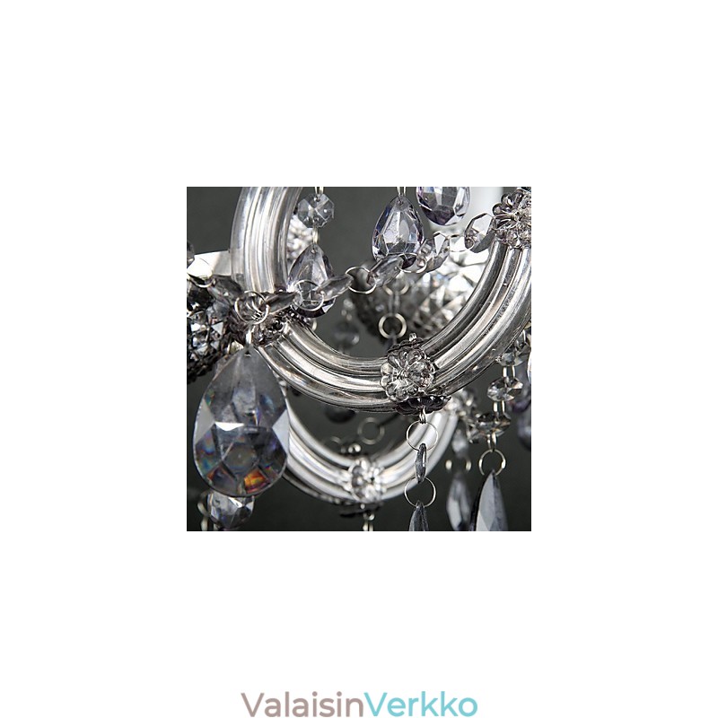 Moderni nykyaikainen Crystal Metal Flush Mount