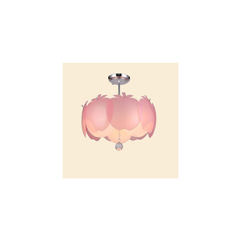 Moderni Contemporary Crystal Muut Metal Flush Mount
