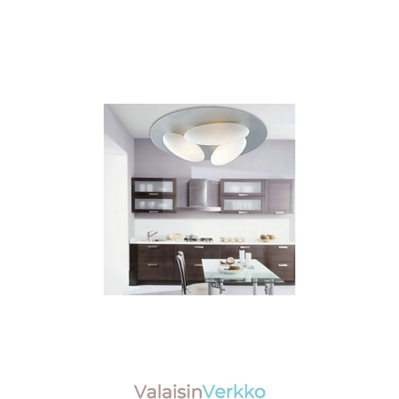 Luonnon inspiroima minimalistinen kattovalaisin 3 munavarjostimella