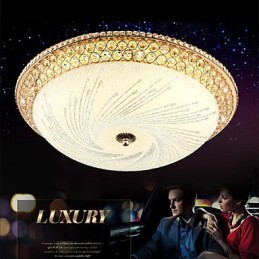 Moderni Luxury Crystal Light Absorb Dome Light SMD kaksivärinen halkaisija 50cm