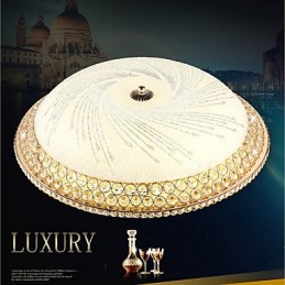 Moderni Luxury Crystal Light Absorb Dome Light SMD kaksivärinen halkaisija 50cm