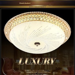 Moderni Luxury Crystal Light Absorb Dome Light SMD kaksivärinen halkaisija 50cm