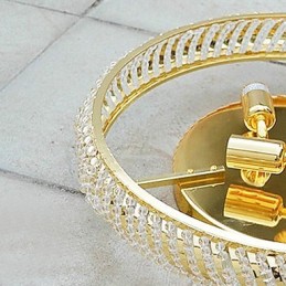 Ylellinen kattovalaisin 4 kultaisella valolla