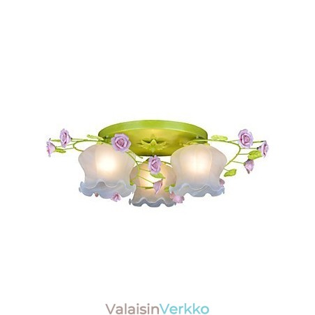 Creative Lamp Lamppu Lämmin Garden Rose Kolme yksinkertaista kattolamppua Creative Lamp Lamppu Lämmin Garden Rose Kolme yksinkertaista kattolamppua