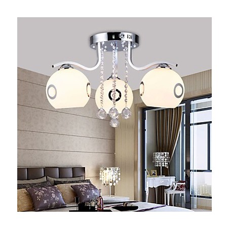 Flush Mount Crystal Modern Contemporary Glass Flush Mount Crystal Modern Contemporary Glass