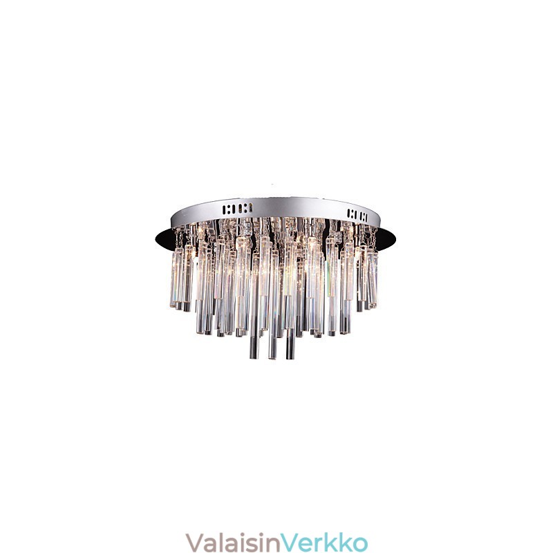 Moderni kristallikruunu 12 valolla