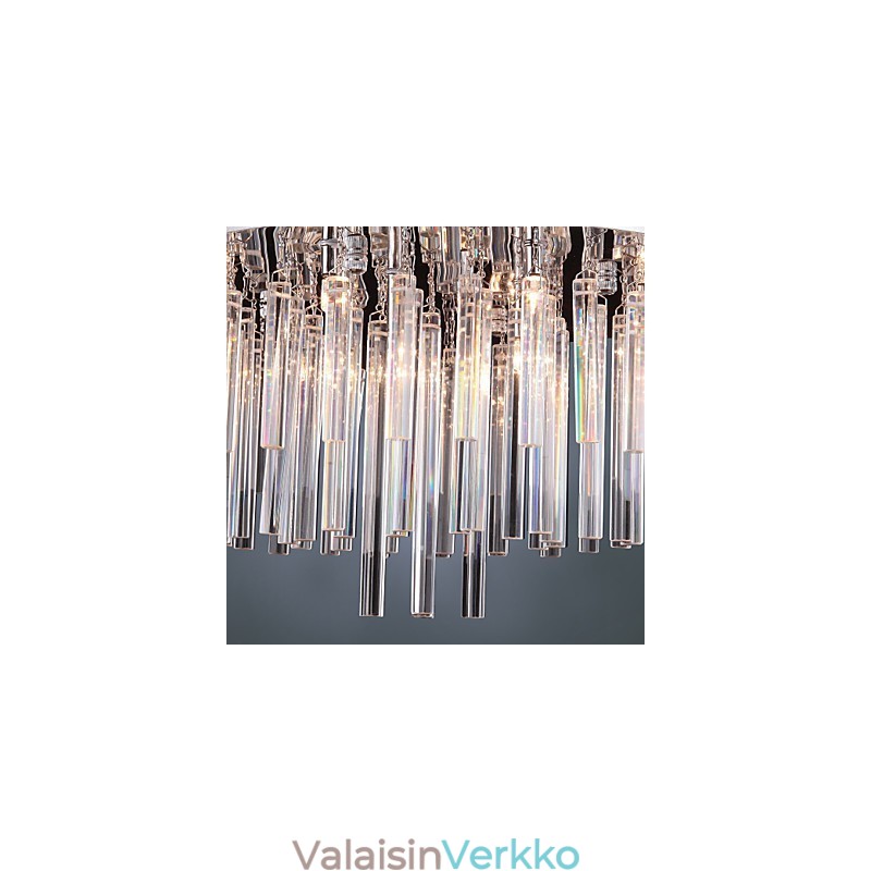Moderni kristallikruunu 12 valolla