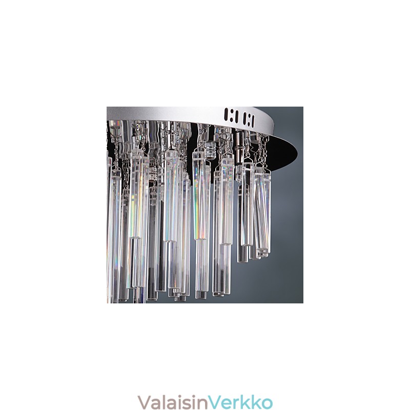 Moderni kristallikruunu 12 valolla