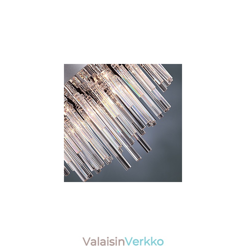 Moderni kristallikruunu 12 valolla