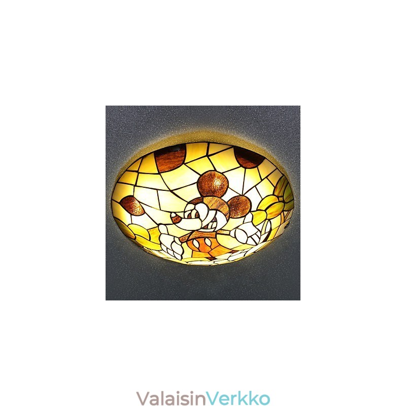 Välimeren kupolivalo Sweet Children Mikki Hiiri Dome Light 40 cm halkaisijaltaan