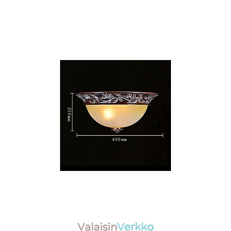 Uppoasennus Vaalea valkoinen keltainen lasihartsi hopeaveisto eurooppalainen klassikko