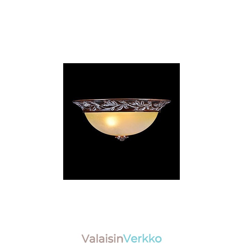 Uppoasennus Vaalea valkoinen keltainen lasihartsi hopeaveisto eurooppalainen klassikko