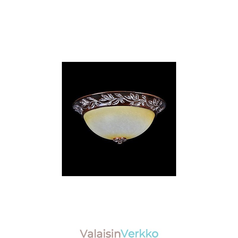 Uppoasennus Vaalea valkoinen keltainen lasihartsi hopeaveisto eurooppalainen klassikko