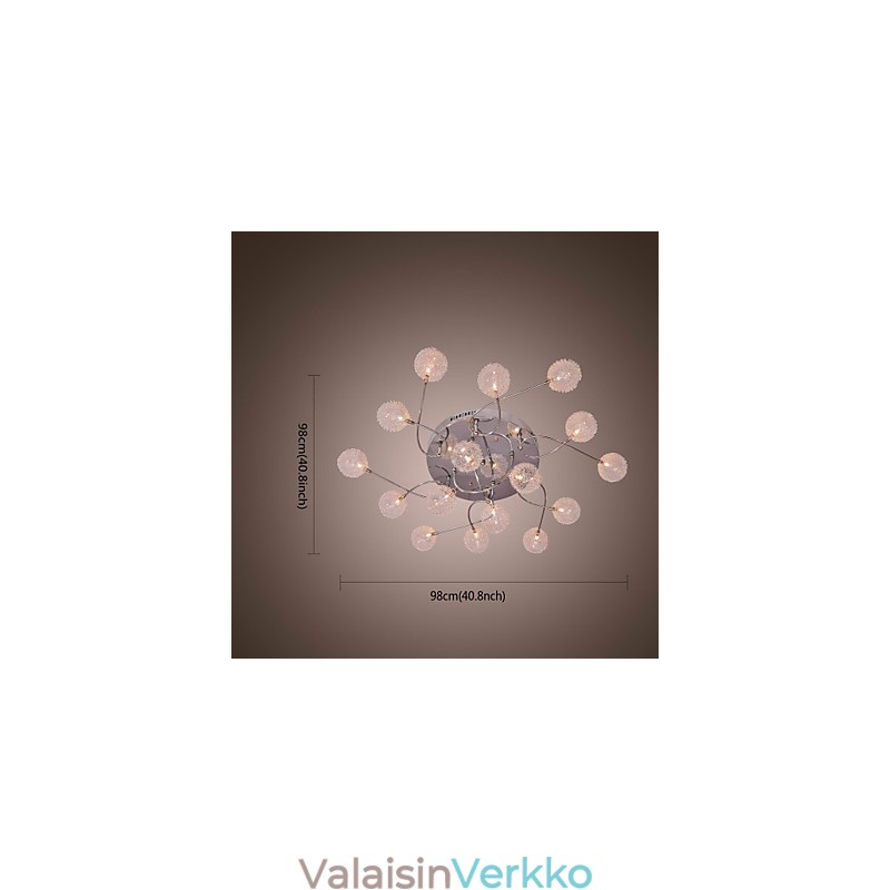 G4 Iron Uppoasennusvalo alumiinivarjostimilla