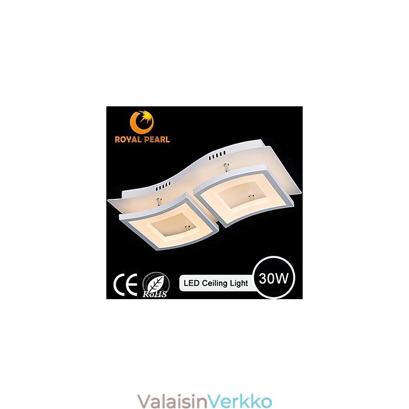 Moderni neliön kattokruunu