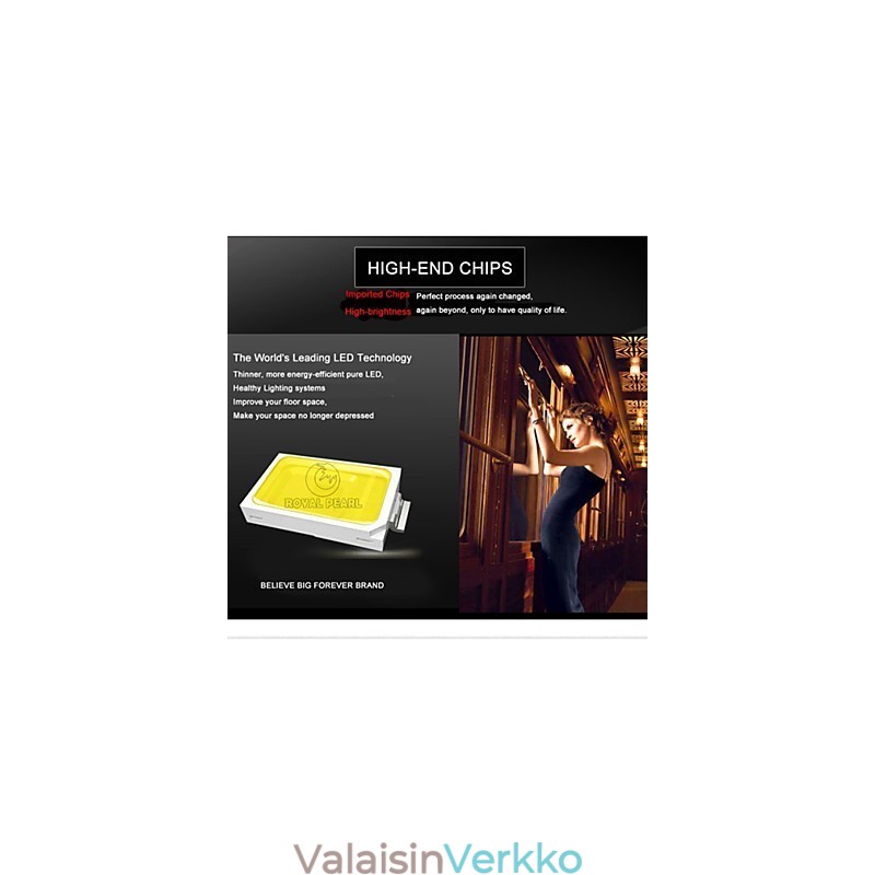 Moderni neliön kattokruunu
