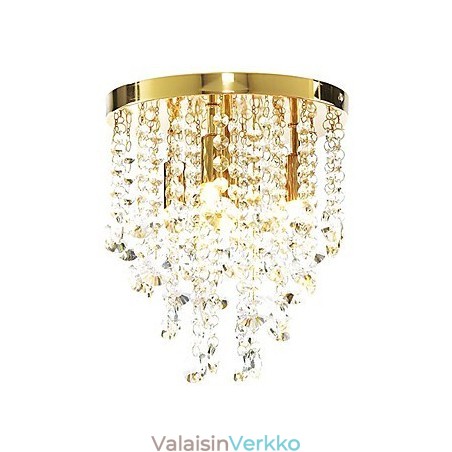 Moderni kristalli puolitaskuteline 4 valolla (G9-polttimo)