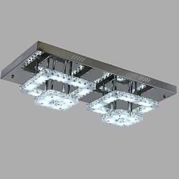 Moderni nykyaikainen Crystal Chrome -tasoteline