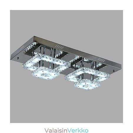 Moderni nykyaikainen Crystal Chrome -tasoteline Moderni nykyaikainen Crystal Chrome -tasoteline