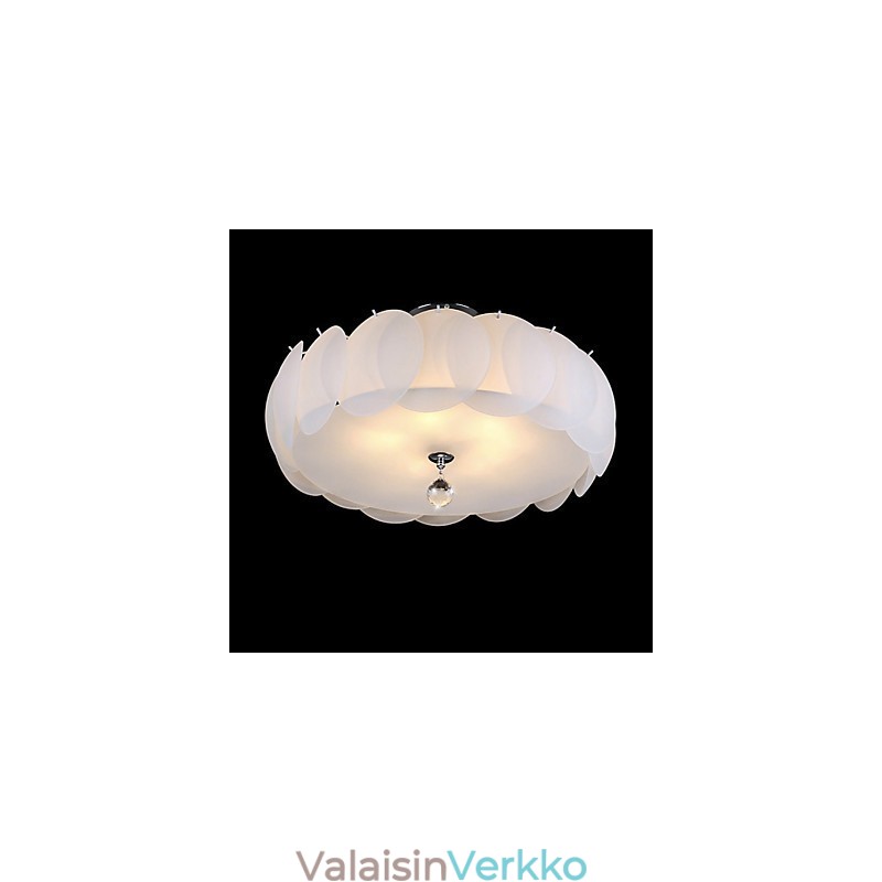5 Light Glass Kattokruunu Moderni riippuvalaisinperhe
