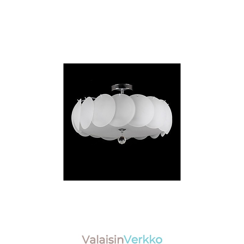 5 Light Glass Kattokruunu Moderni riippuvalaisinperhe