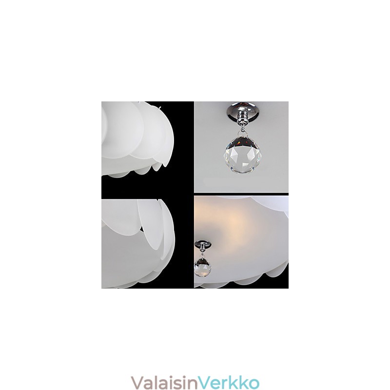 5 Light Glass Kattokruunu Moderni riippuvalaisinperhe