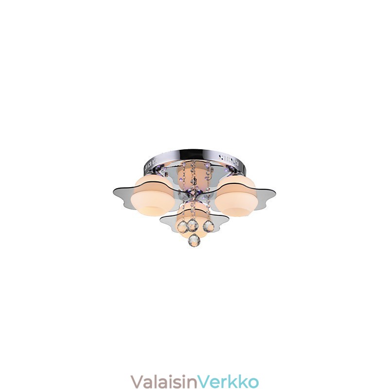 Kaukosäädin uppoasennettu moderni 3 valoa punaisella sinisellä