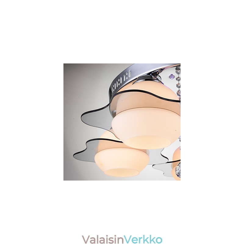 Kaukosäädin uppoasennettu moderni 3 valoa punaisella sinisellä