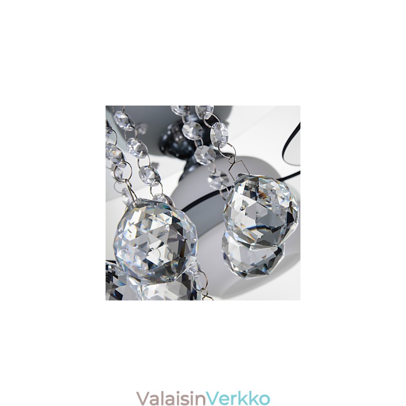 Kaukosäädin uppoasennettu moderni 3 valoa punaisella sinisellä