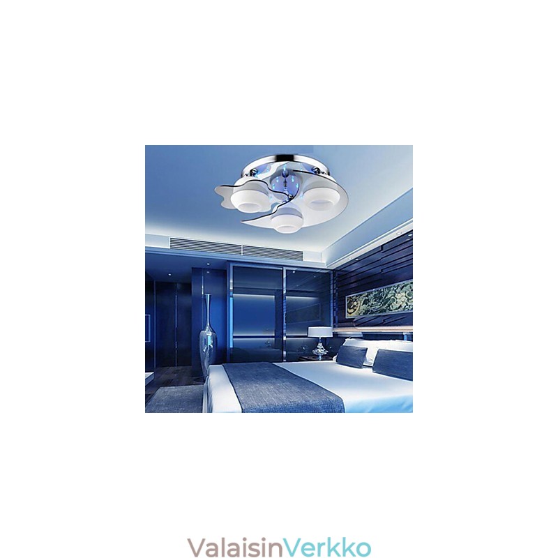 Uppoasennus 3 valoa Modern Fashion Contracted valkoinen ruostumaton teräs metalli