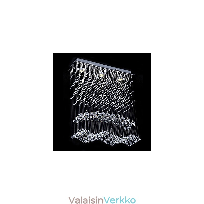 Moderni nykyaikainen kristallikruunu, galvanoitu kattokruunu