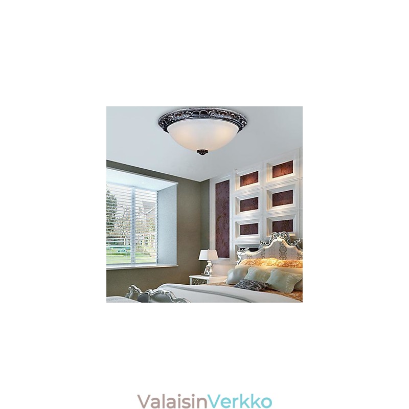 Uppoasennus Kevyt lasihartsi hopeaveistoretro eurooppalainen klassikko