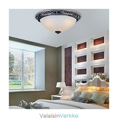 Uppoasennus Kevyt lasihartsi hopeaveistoretro eurooppalainen klassikko