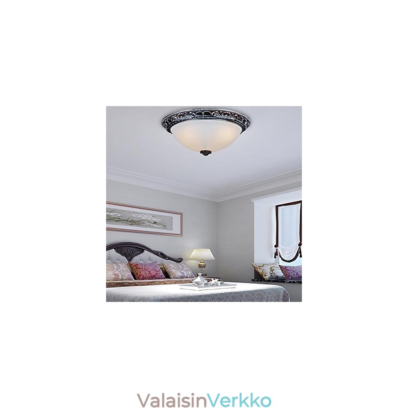 Uppoasennus Kevyt lasihartsi hopeaveistoretro eurooppalainen klassikko