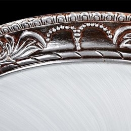 Uppoasennus Kevyt lasihartsi hopeaveistoretro eurooppalainen klassikko