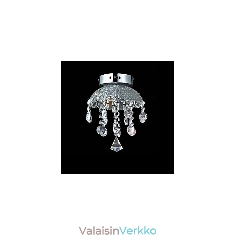 Crystal Semi Flush Mount 3 valolla