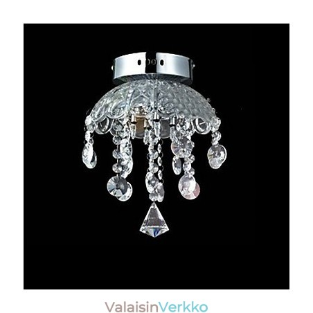 Crystal Semi Flush Mount 3 valolla Crystal Semi Flush Mount 3 valolla