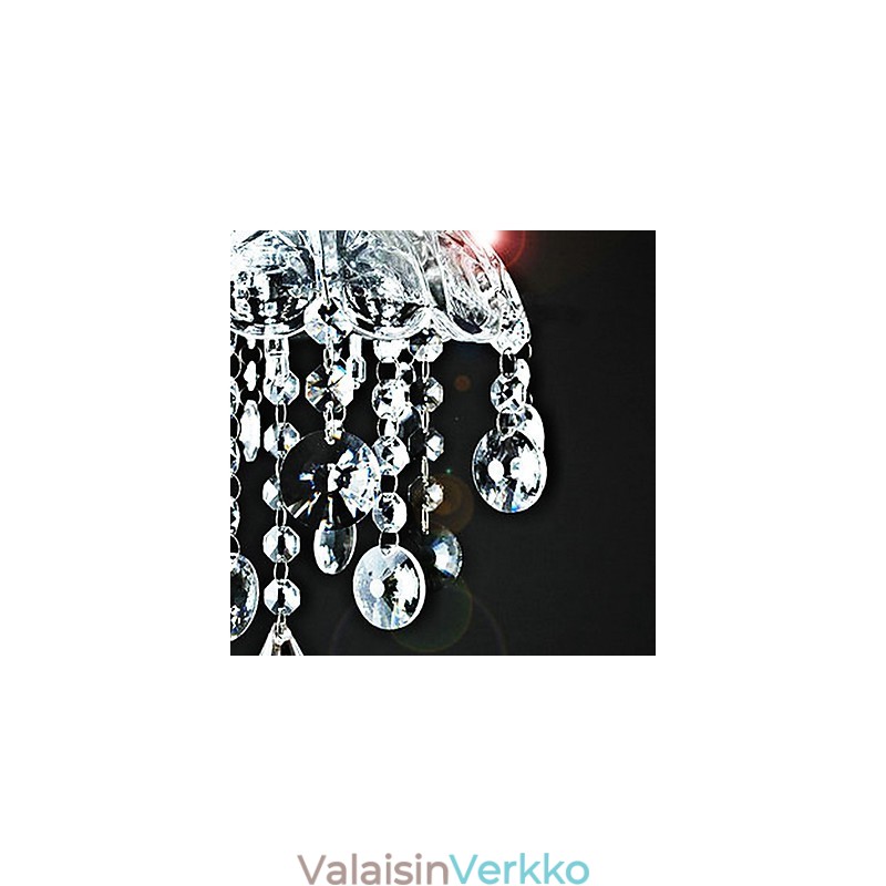 Crystal Semi Flush Mount 3 valolla