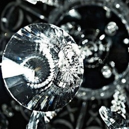 Crystal Semi Flush Mount 3 valolla