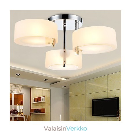 Uppoasennus moderni nykyaikainen 3 valoa kattoon kevytmetalli