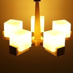 Flush Mount Mini Style moderni nykyaikainen bambu