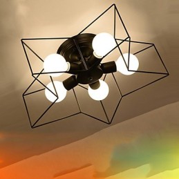 Lyhyt viisisakarainen tähden valaistus, yksilölliset modernit kattovalaisimet lasten asuntolamppuihin