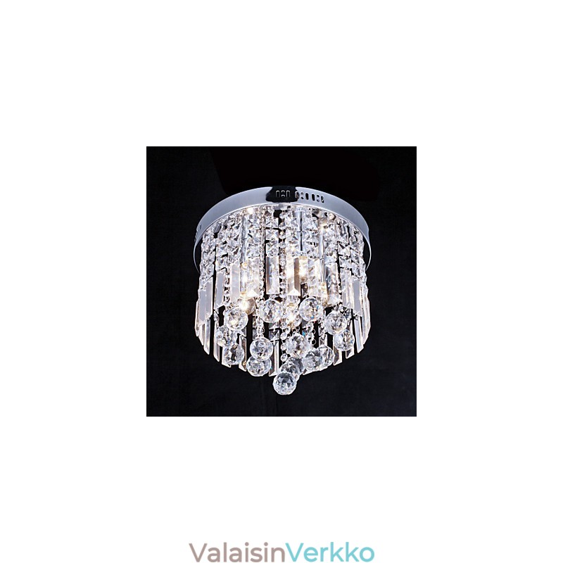Flush Mount Crystal Modern Contemporary Metal
